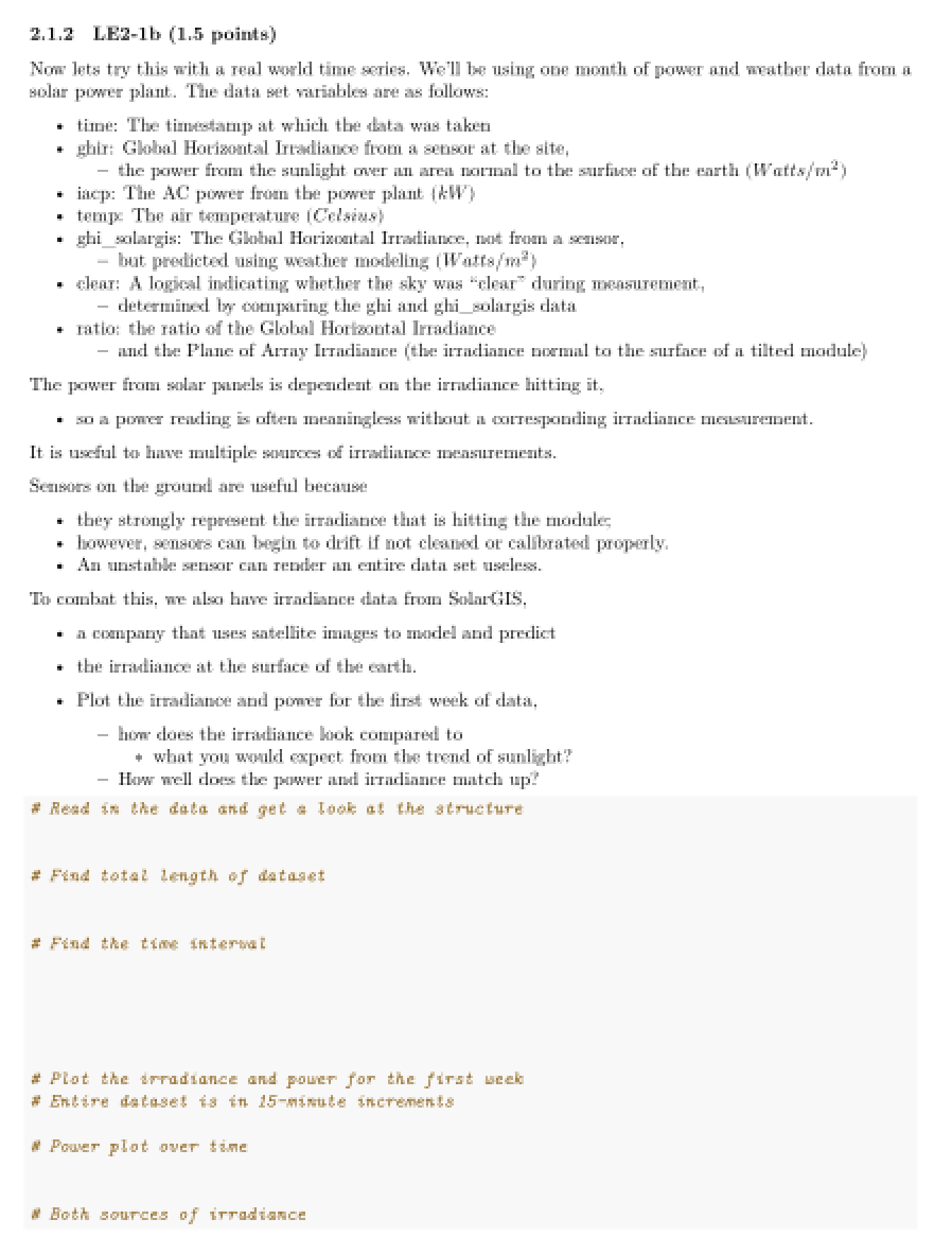 2.1.2 LE2-1b (1.5 points) Now lets try this with a real