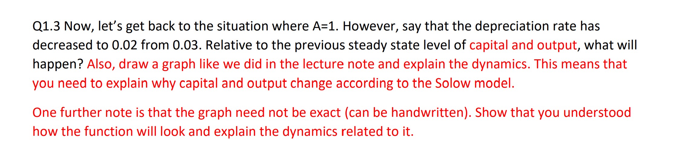 Country A has a production function as following. Y = AW? Where