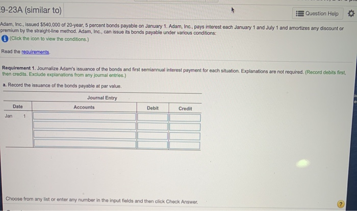 Homework Ch 9#2 #3 #4 19-23A (similar to) E Question Help dam,