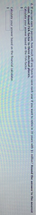 a. If you inherited $65,000 today and invested all of it in