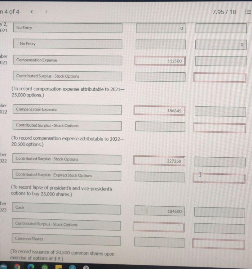 is partially correct. Pharoah Corp., a public company, adopted a stock option