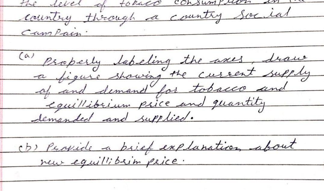 I need the answer as soon as possible Consum level of tobaco