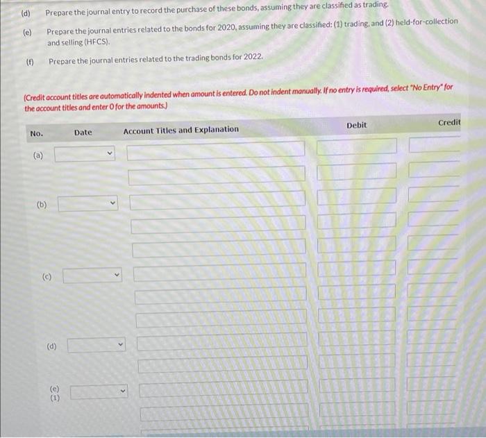 Gain (Loss) Securities Cost Good Co. Bonds 30,000 28,000 E(2,000) Home Co.