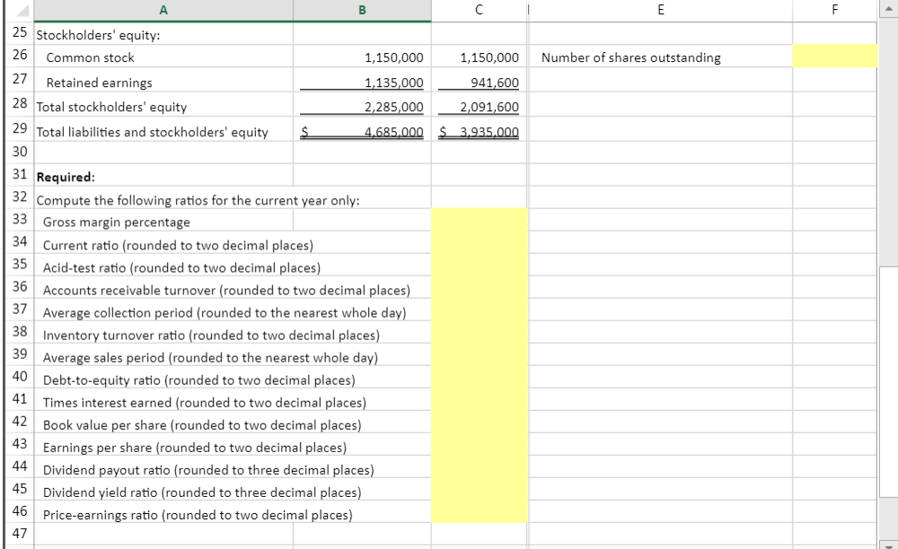 managers use for asset management purposes. 3. Compute and interpret financial ratios