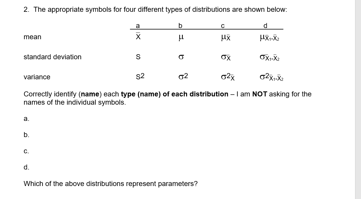 Please show work by hand1. Illustrate the changes in the critical values