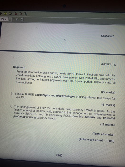 a) Feliz Plc is a UK-based pharmaceutical firm. The company is intending