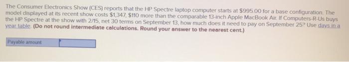  The Consumer Electronics Show (CES) reports that the HP Spectre laptop