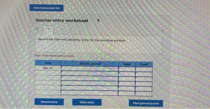 It had the following transactions this year involving short- term stock Investments
