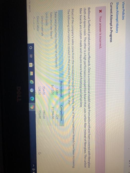  View Policies Show Attempt History Current Attempt in Progress * Your