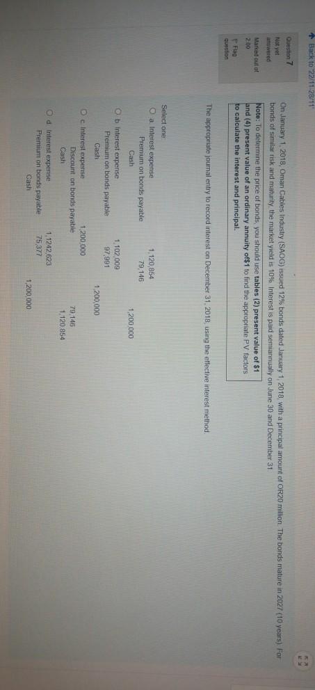  Back to 22/11 28/11 Question 7 Not yet wted Marked out