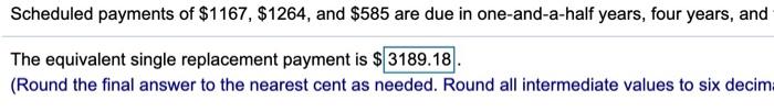 Please check my answer ($3189.18) and provide a detailed solution preferably by