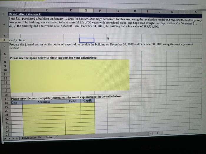  1 A B E F K L M Revaluation (Version 4)