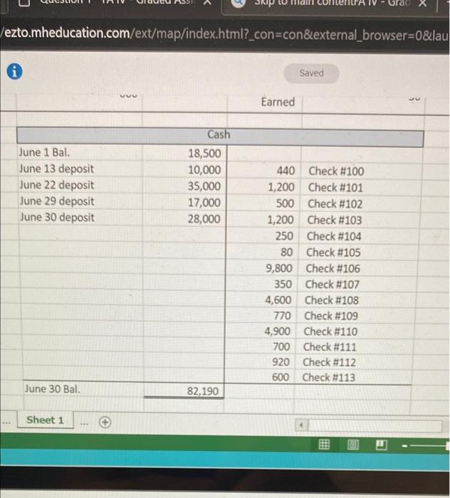 reconciliation using a company's bank statement and cash account. #1 HOME F2