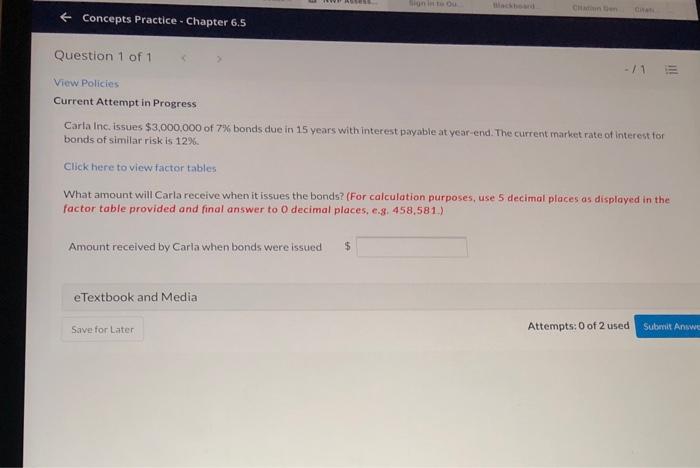  + Concepts Practice - Chapter 6.5 Question 1 of 1 -