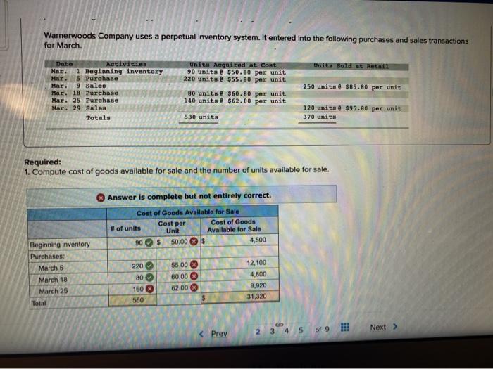need help on this question please #2 Date Warnerwoods Company uses a