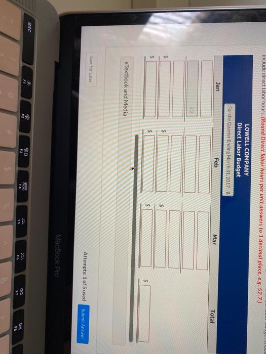 labor hour January 10,500 $50.30 22 $8.00 February 11,200 $47.00 22 $8.00