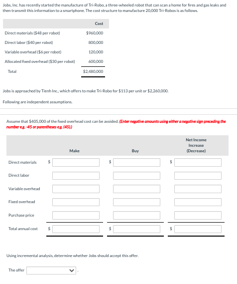 Please make the solution in the same format as the empty boxes!
