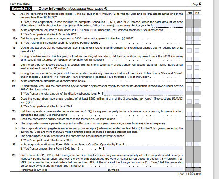use reasonable assumptions to fill in the gaps. The forms, schedules, and