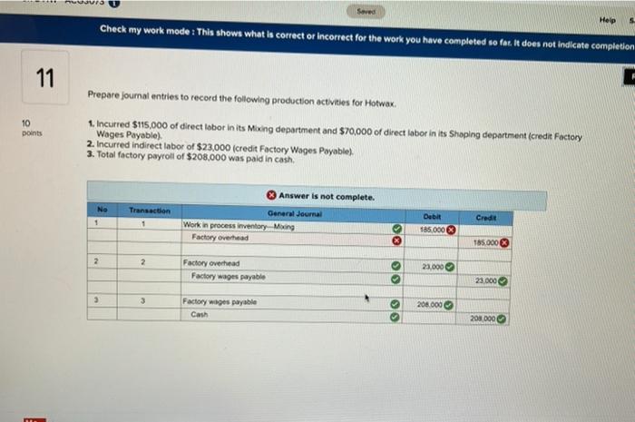  Seved Help S Check my work mode : This shows what