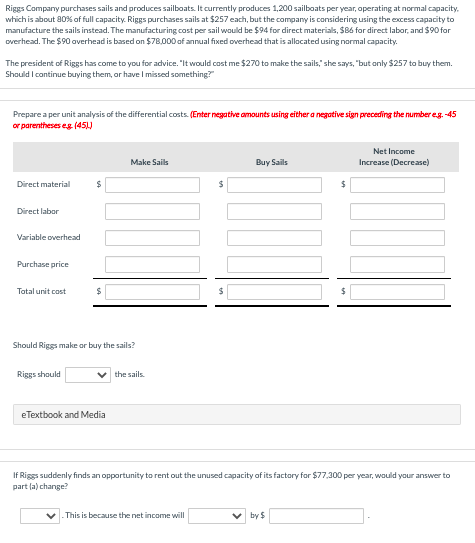 Please format the solution to match the empty boxes! Riggs Company purchases