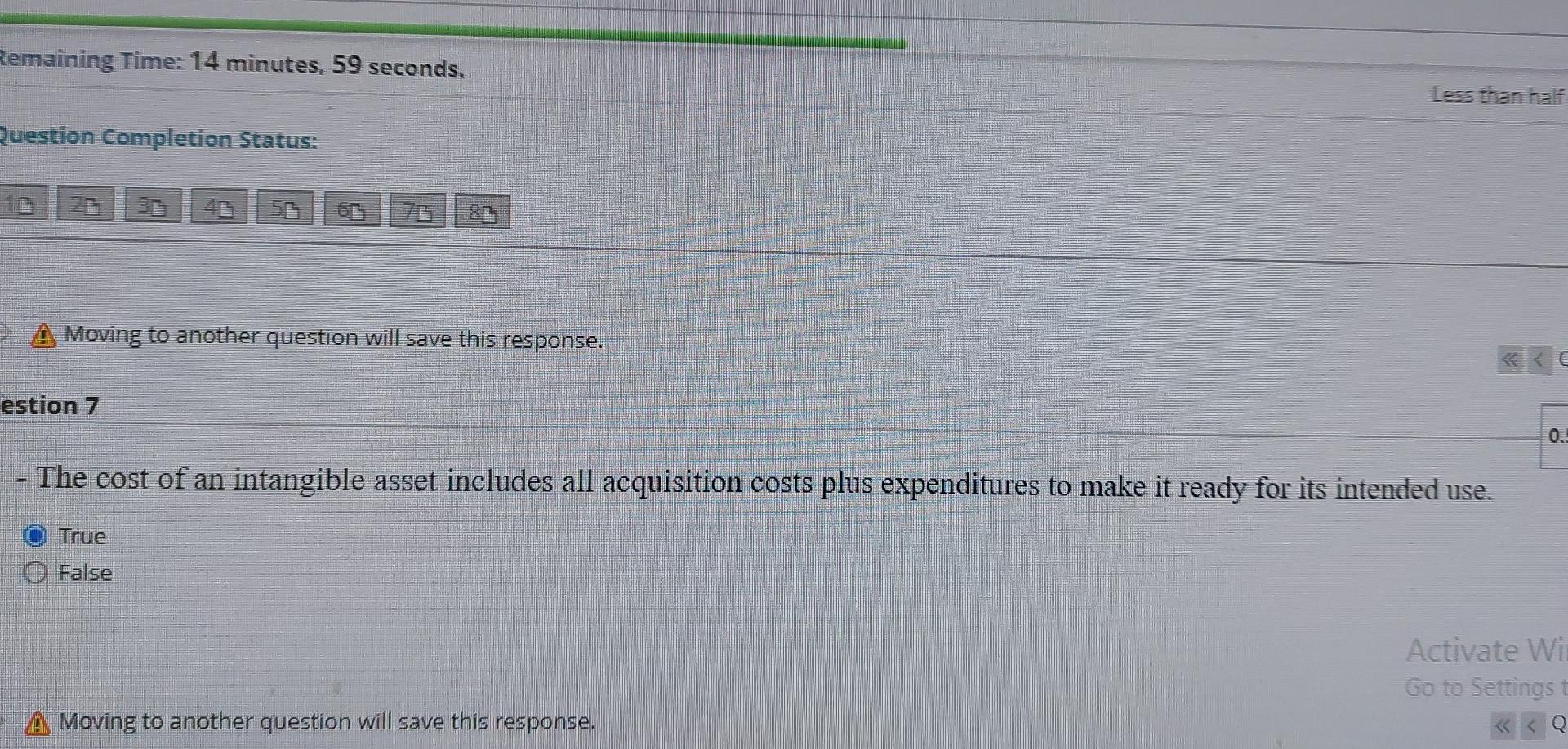  answer please fast Remaining Time: 14 minutes, 59 seconds. Less than