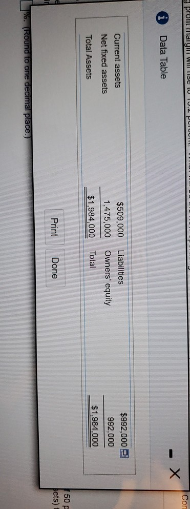 with this instead -4-31 similar to) Question (Financial statement analysis) The annual