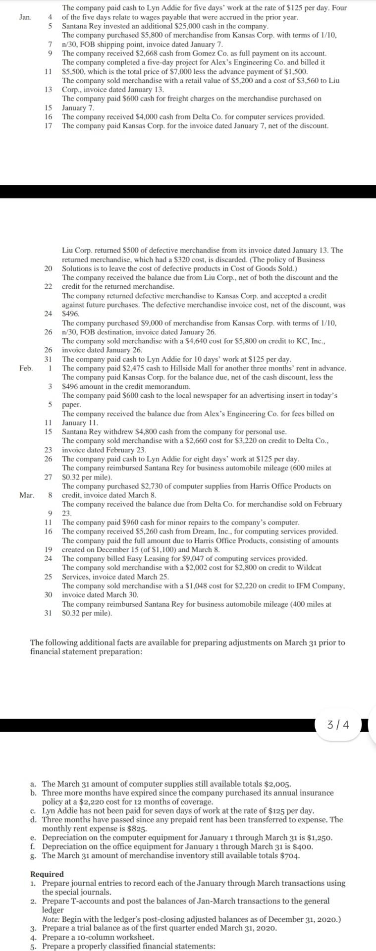 Rey created Business Solutions on October 1, 2020. The company has been