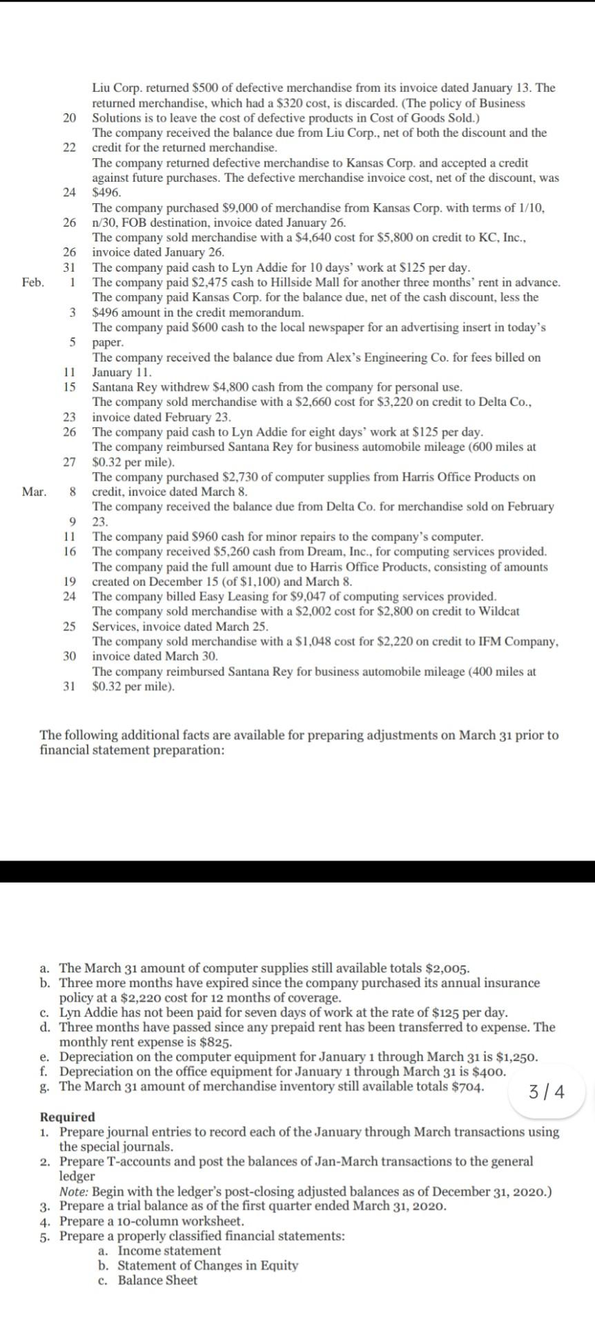 successful, and its list of customers has grown. To accommodate the growth,