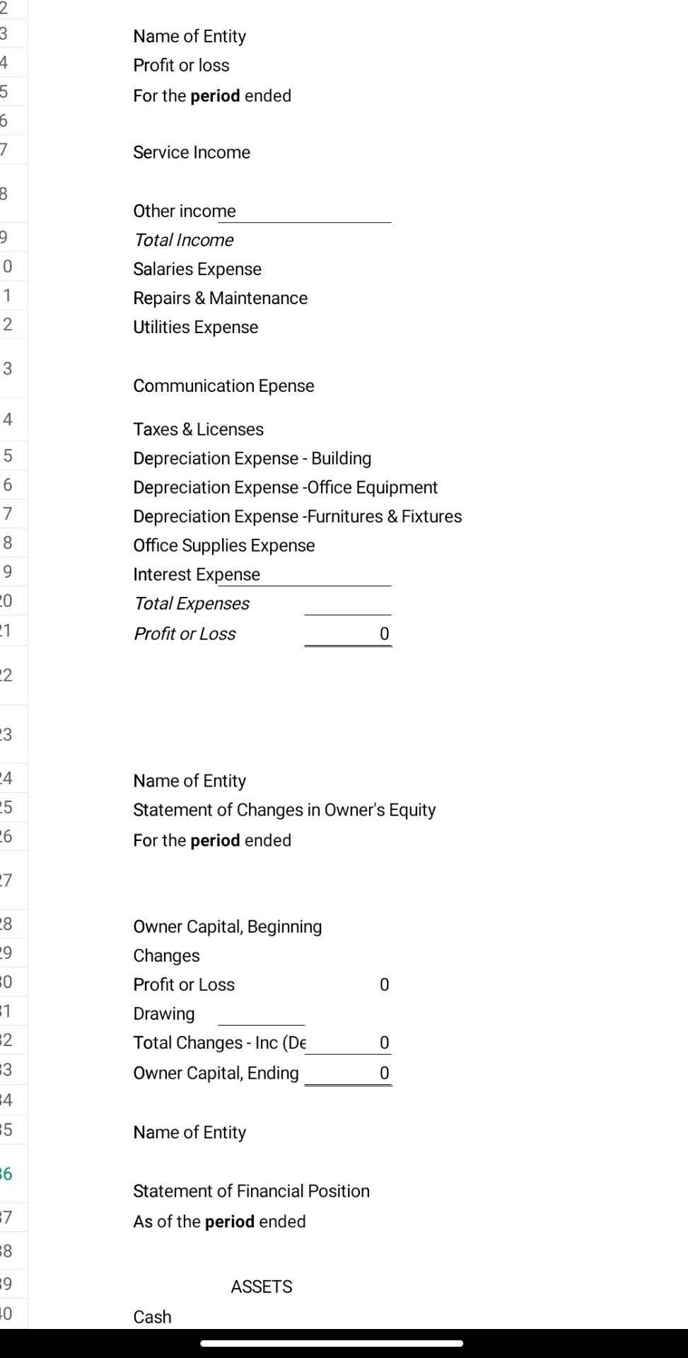 Buildings 149 Furniture 15000 11 70000 12 16800 13 5300 201 Accounts