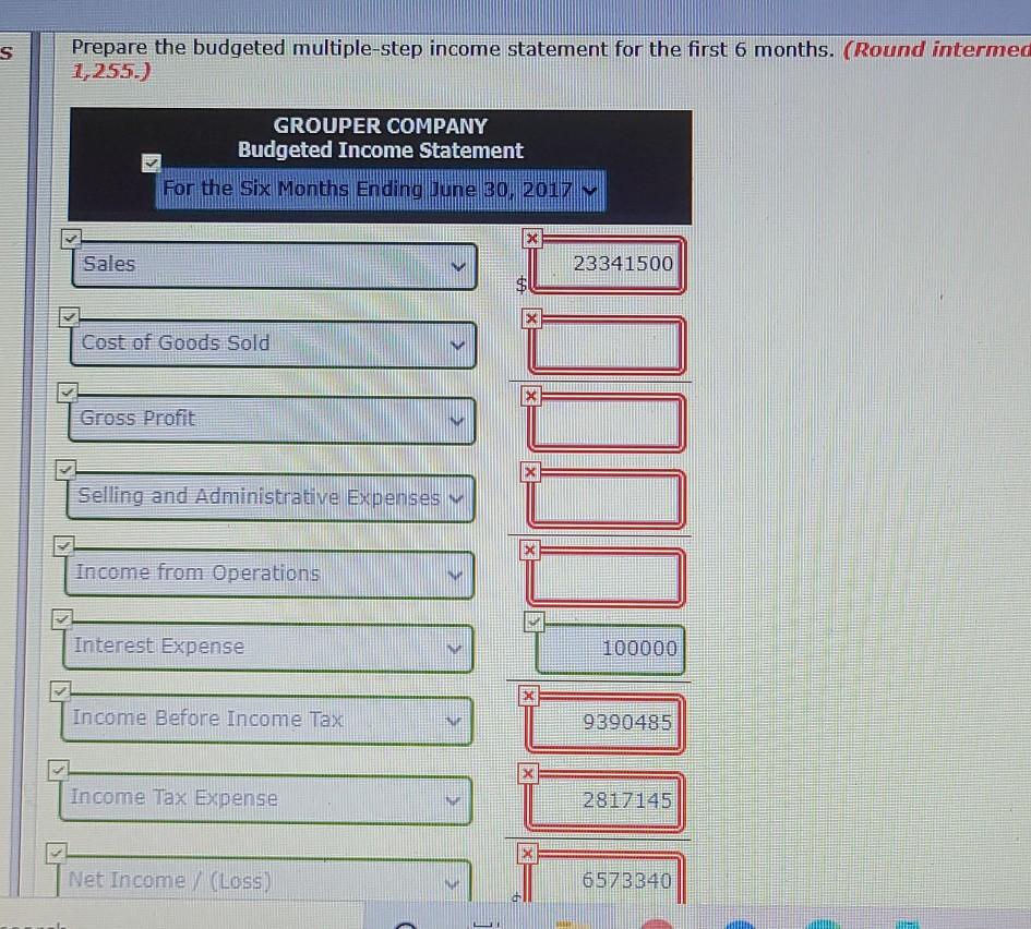 pound and 6 pounds of Tarr at $1.75 per pound. 3. Desired