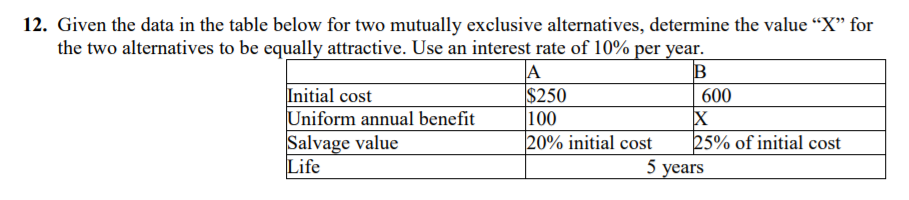 No excel and please write clearly. Thank you. 12. Given the