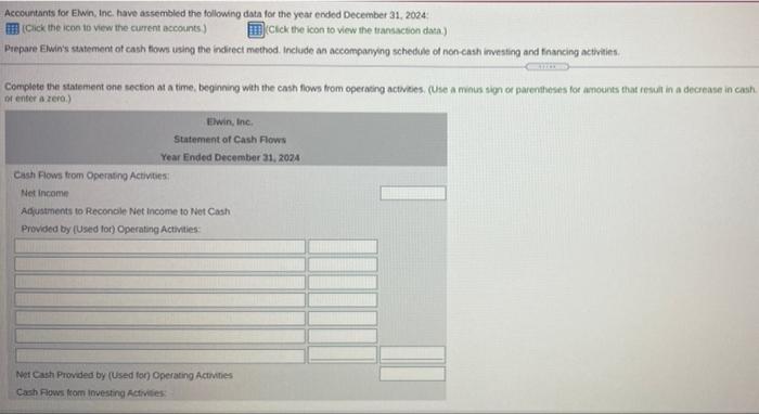 Accounts Payable Income Tax Payable 15,000 16,300 Print Done Data table $