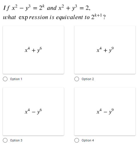 1)(x -3) (x - 1)2 (x - 3) Option 1 Option 2