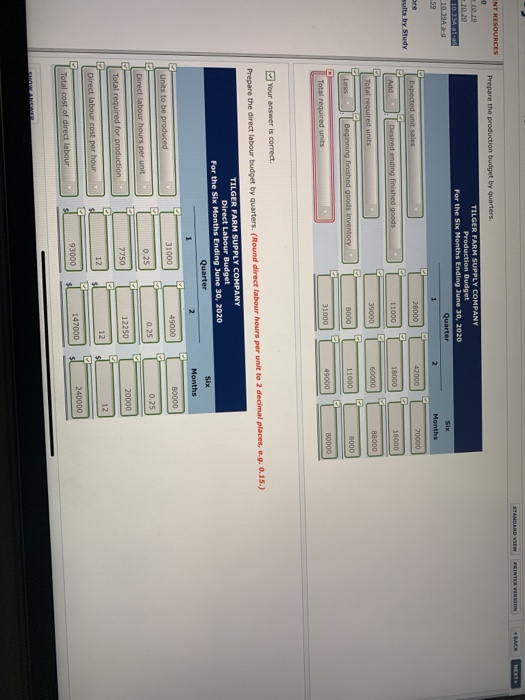 Problem 10.33 1-6 Tiger Farm Supply Company manufactures and sea fertise and