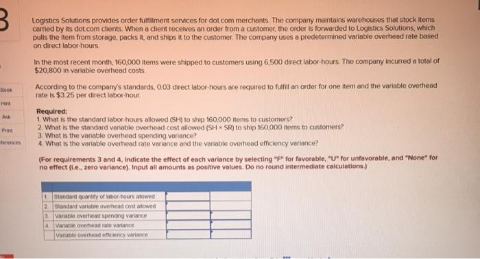  3 Book Logistics Solutions provides order fulfillment services for dot.com merchants.