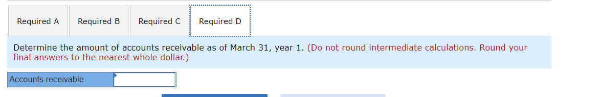 March. All sales are on account. Benson expects to collect 66 percent