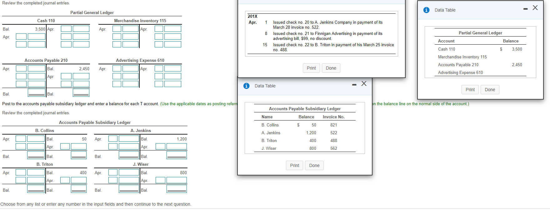 general journal (p. 2) for Joshua's Clothing. All purchases offer credit terms