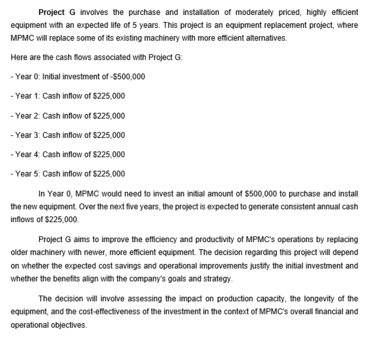 and which one should be selected, considering no capital constraints? On January