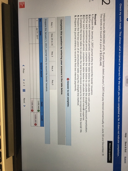 Problem hapter 10 Problem Help Save &Exit Submit On January 1, 2017,