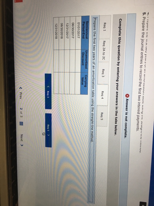 the first payment due one year after the note is signed. Table