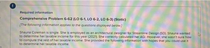 ive been stuck with this for hours.. please help Required information Comprehensive