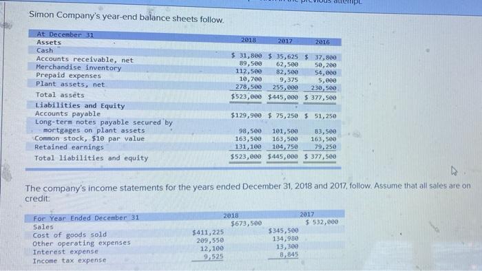 post so answer is fully visible and not cut off Simon Company's