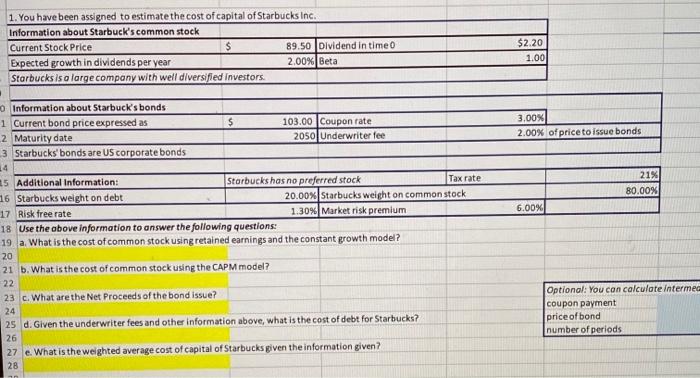  per chegg guidelines, please just answer question d 1. You have