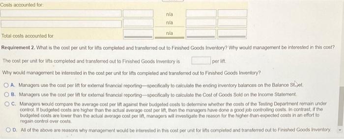 out of the Testing Department. WaterWorthy uses the weighted average method Read