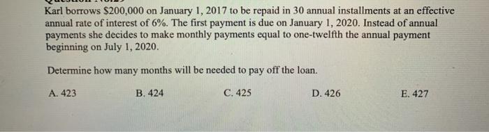 please solve this problem without using excel and show all steps Karl