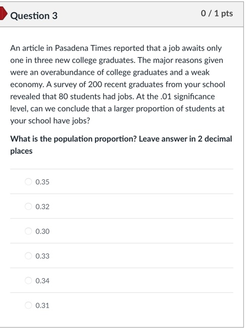 year in a program. A random sample of 100 students in the