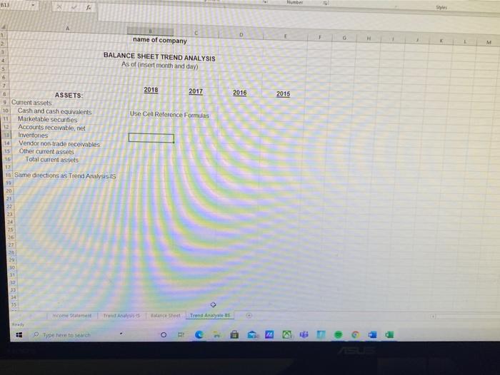 the part of the company s Income Statement above the EPS calculations.