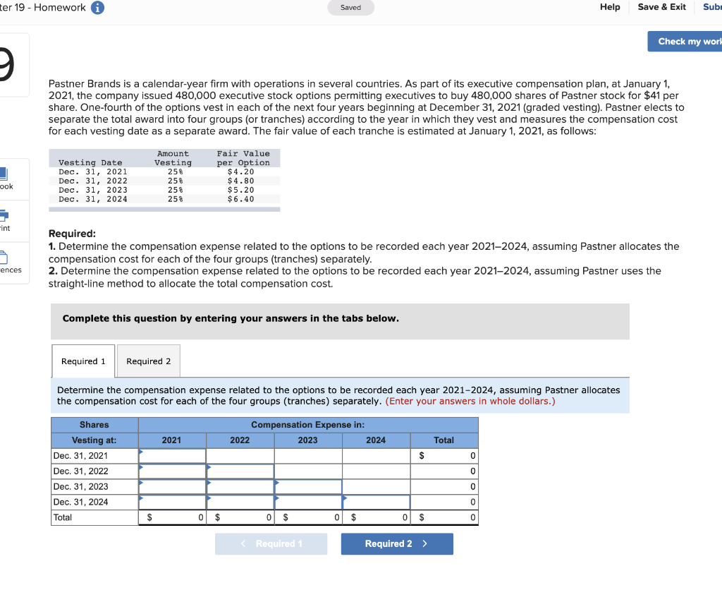 ter 19 - Homework A Saved Help Save & Exit Sub
