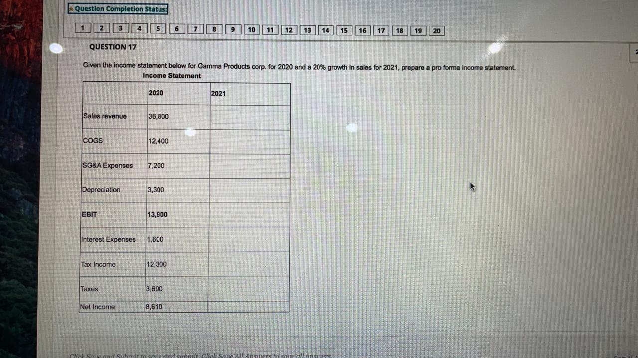 Question Completion Status: 1 2 3 4 5 6 7 8