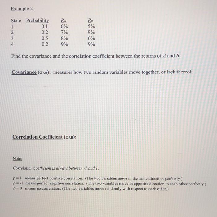  Example 2: State Probability 1 0.1 2 0.2 3 0.5 4